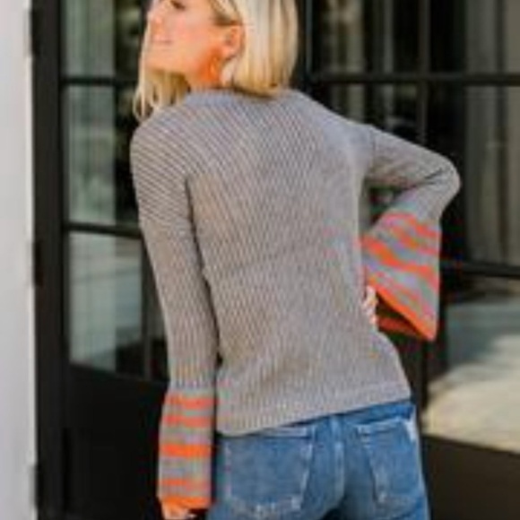 Jack by BB Dakota Like I Flare Drop Needle Sweater size Medium - Picture 7 of 11